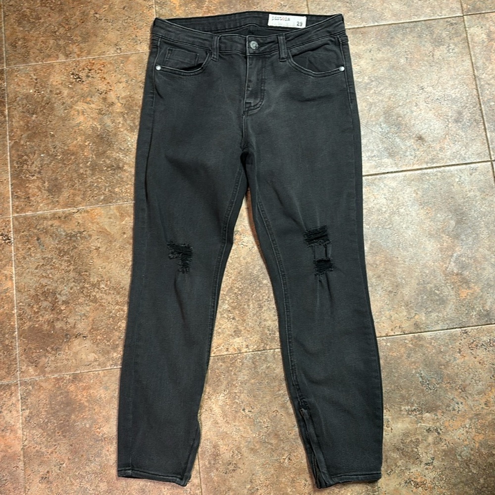 Pistola Ankle Zip Skinny Jeans